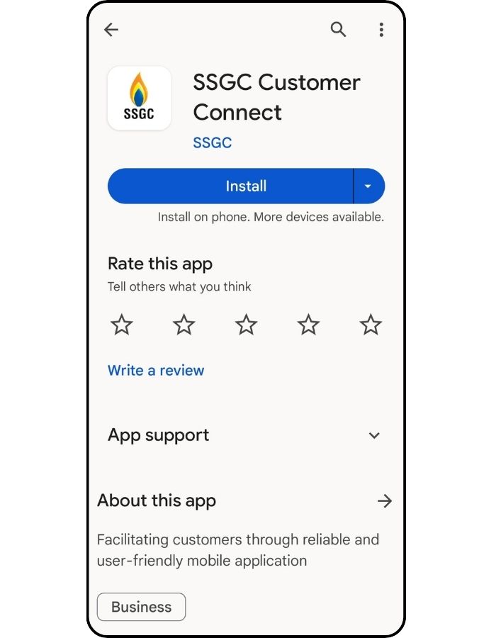 SSGC bill app download SSGC bill app Install  Step-by-step guide 