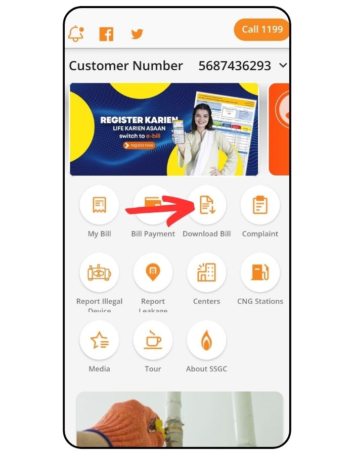  SSGC bill app download Download the SSGC bill through the Customer Connect app 