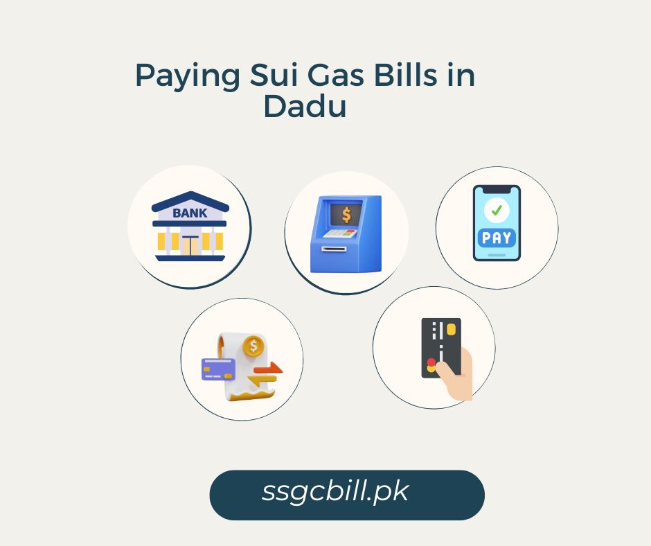 Paying Sui Gas SSGC Duplicate Bill in Dadu