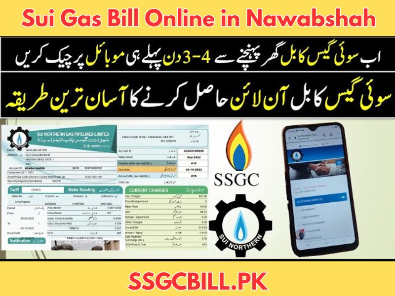 Sui Gas Bill in Nawabshah